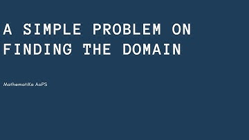 A simple Question on finding the domain of a function