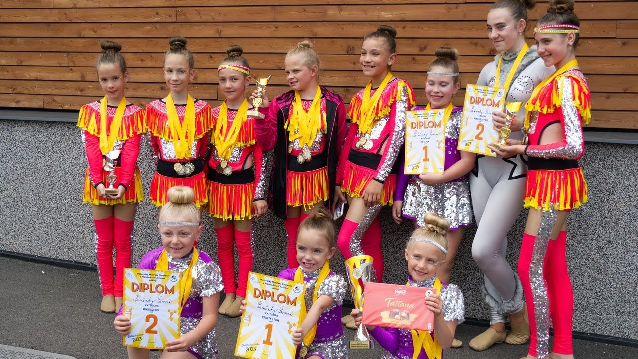 Mažoretky SK Šuměnky Šumná – záznam ze soutěže Chotěbořská hůlka 2023