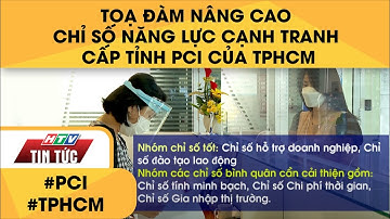 TOẠ ĐÀM NÂNG CAO CHỈ SỐ NĂNG LỰC CẠNH TRANH CẤP TỈNH PCI CỦA TPHCM| HTV TIN TỨC