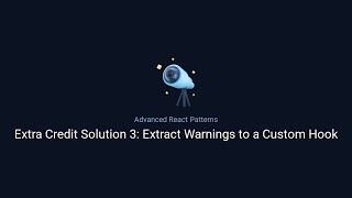 13 - Let's learn Advanced React Patterns with EpicReact.Dev!