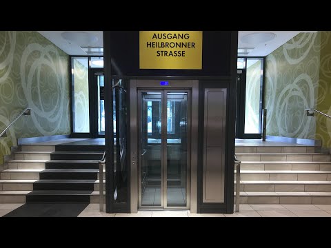 Scenic ThyssenKrupp Evolution Blue Lift (Shuttle Car) at Milaneo Mall, Stuttgart, Germany