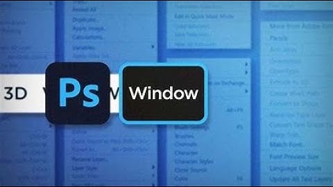 Top 5 Tips for Mastering the Window Menu in Adobe Photoshop  l #adobephotoshop #windowmenu #tutorial