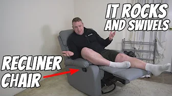 Cooexult Recliner Chair Review - It swivels, rocks, and reclines!