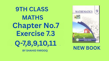 Class 9 Math New Book | Chapter 7 Coordinate Geometry | Exercise 7.3 Q7–Q11 | Real Life Applications