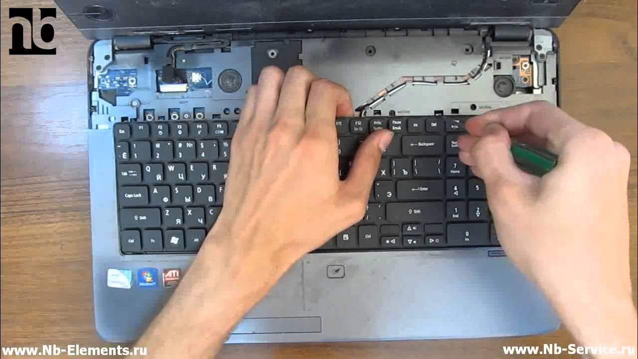 Как разобрать клавиатуру acer