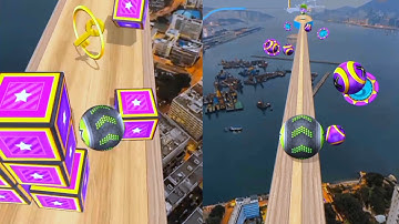 Going Balls game - New Speed Run Gameplay Level 74 - 75 Il  funny race #games #goingballs