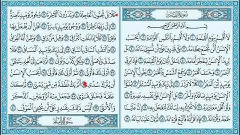 سورة القيامة { ٣٦~٢٠} بالتوفيق أجمل تلاوة عبد الرحمن الحميداني ❤❤👉