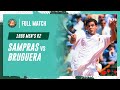 Pete Sampras vs Sergi Bruguera - 2nd round | Roland-Garros 1996