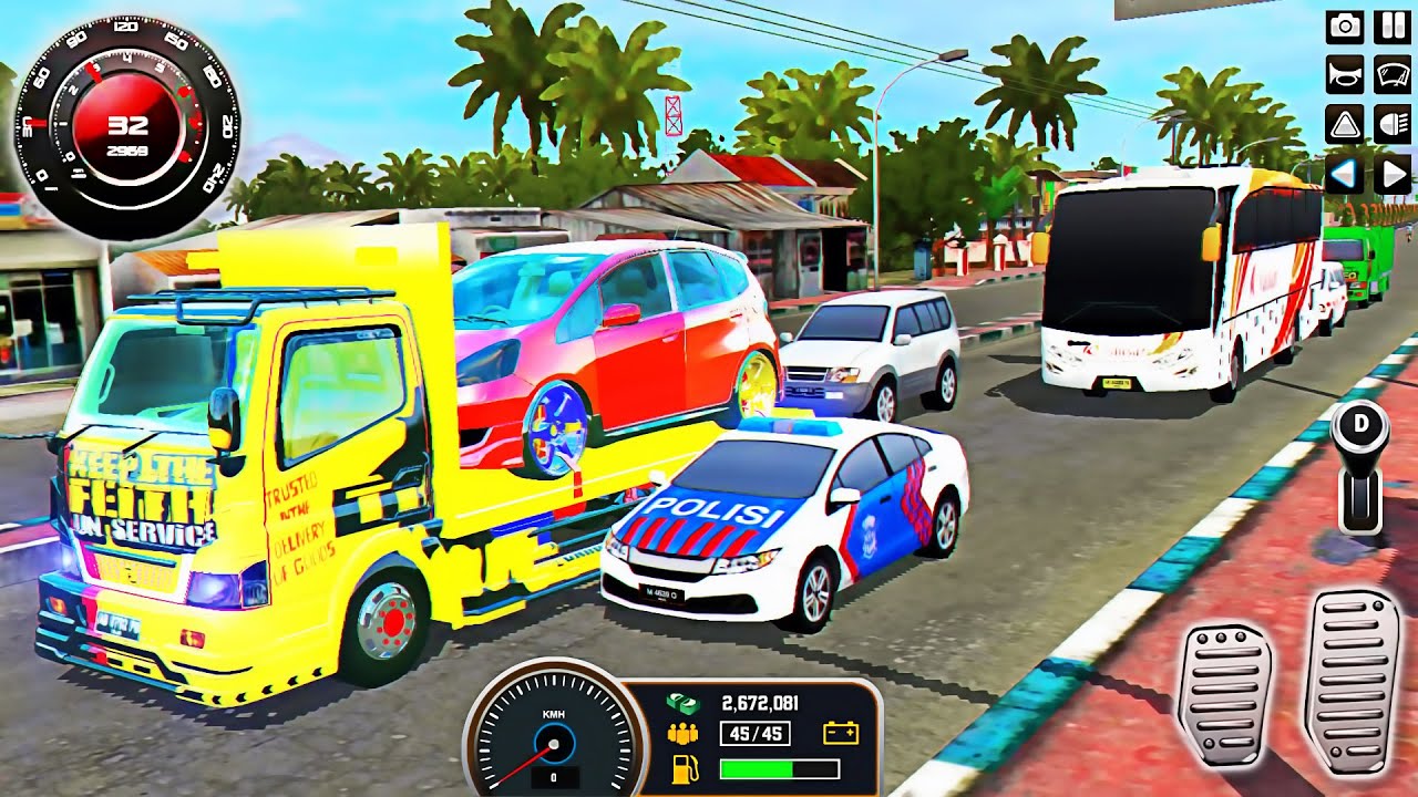 Bus Simulator Indonesia  Car Transporter Simulator 2020 (Bangkalan) #5