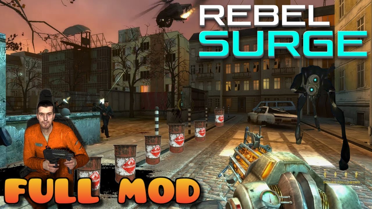 HALF LIFE 2 REBEL SURGE | Full Mod Walkthrough | No Commentary