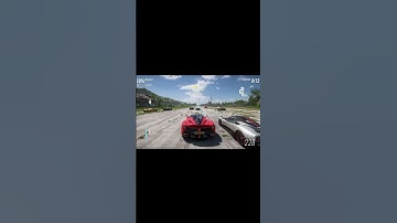 I drag raced the fastest LaFerrari - Ferrari VS Lamborghini - Forza Horizon 5 #shorts #viral #lambo