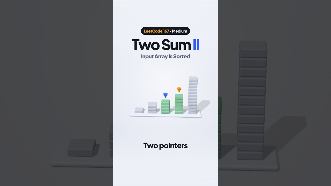 LeetCode 167 - Two Sum II - Input Array Is Sorted - YouTube