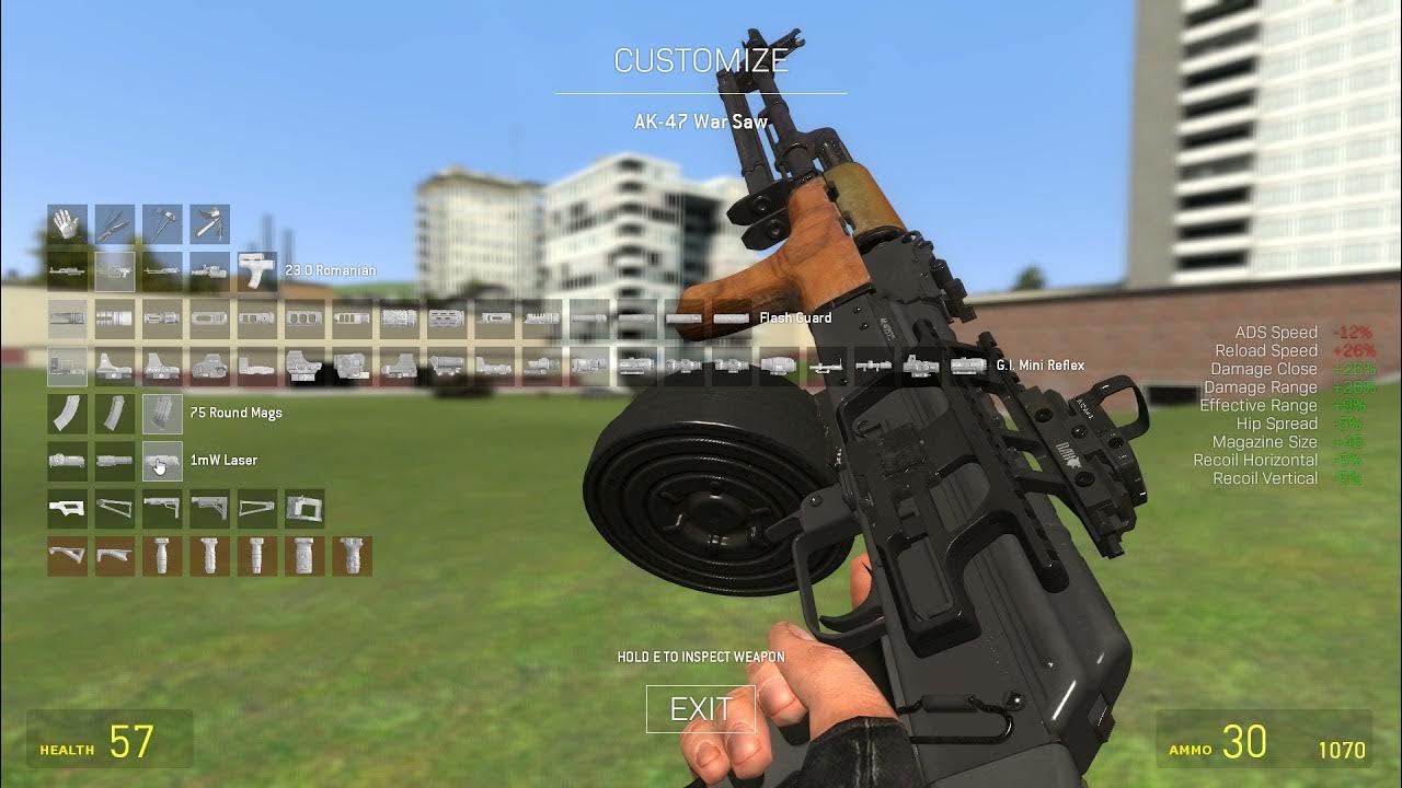 realistic guns in gmod YouTube