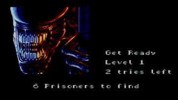 Alien 3 for the Sega Master System Gameplay Sample