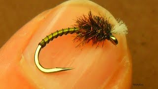 : Fly Tying a Spring Olive Midge by Mak