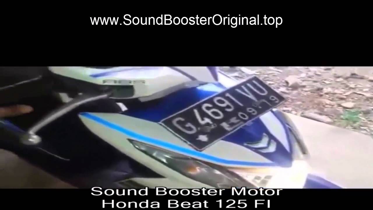 Sound Booster Motor Original Alat Pengubah Suara Motor Tanpa Harus