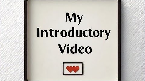 Intro to Public Speaking: My Introductory Video