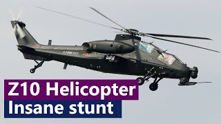 China Pilot Performs Insane Stunt With His Z10 Helicopter at china airshow 2022.