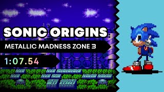 Sonic Origins - Metallic Madness 3 (Sonic) in 1:07.54 [World Record]
