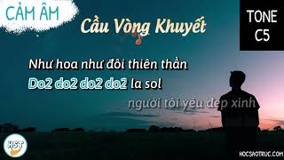 Video thumbnail of "Cảm âm Cầu Vòng Khuyết - Tuấn Hưng Beat C5(Tone Đô) Nhạc 9x Bất Hủ"