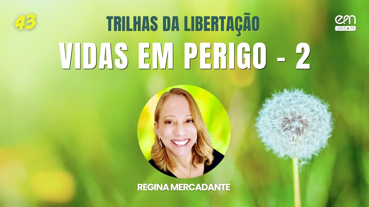 🌟 Produção Exclusiva EM Lives TV – Espiritismo e Mediunidade.
➡️ Série: Trilhas da Libertação – Temporada única – 43º Episódio – Vidas em perigo (Parte 2) – Livro de autoria de Manoel Philomeno de Miranda, psicografado por Divaldo Franco.

🌟 Exposição e apresentação: Regina Mercadante/BA.

📅 Data: 07/07/2026 (terça-feira).
🕒 Horário: 20h30.

🌟 Regina Mercadante é criadora de conteúdo digital e expositora espírita. É fundadora e diretora da EM Digital – Espiritismo e Mediunidade, onde produz e conduz estudos, preces e reflexões à luz da Doutrina Espírita. Atua como voluntária no Instituto Espírita de Educação (SP).

▶️ Veja a playlist:
https://www.youtube.com/playlist?list=PL6S9KEn3CGmXOh0Y-_D2mgCAV4_jLWcx8

Sobre:
Em Trilhas da Libertação, o Espírito Manoel Philomeno de Miranda revela os mecanismos da obsessão espiritual e sua superação pelo amor, disciplina moral e fé consciente. A obra mostra o trabalho de equipes espirituais na regeneração de almas envolvidas em graves processos obsessivos, destacando a importância das casas espíritas e da educação moral como caminhos para a libertação.

▶️ Conheça o nosso canal:
YouTube - https://www.youtube.com/espiritismoemediunidade

🔹 Produção: EM Lives TV – Espiritismo e Mediunidade
🔹 Realização: EM Digital – Espiritismo e Mediunidade

🌐 Acesse as nossas mídias sociais:

🔹 Site – https://emlives.tv
🔹 YouTube – https://www.youtube.com/espiritismoemediunidade
🔹 Facebook – https://www.facebook.com/espiritismoemediunidade
🔹 Instagram – https://www.instagram.com/espiritismo.mediunidade
🔹 TikTok – https://www.tiktok.com/@espiritismoemediunidade
🔹 Kwai – https://kwai.com/@Emlivestv
🔹 X – https://x.com/EMediunidade

#emlivestv #manoelphilomenodemiranda #trilhasdalibertacao #emdigital #espiritismoemediunidade #obsessao #espiritismo #loucura #allankardec #doutrinaespirita #divaldofranco #reginamercadante #estudoespirita #vidasemperigo
