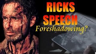 Famous Season 6 Foreshadowing from Ricks Speech? Walking Dead [Part from Review] Net Worth