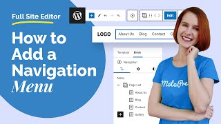 How to Add a Navigation Menu in Full Site Editor