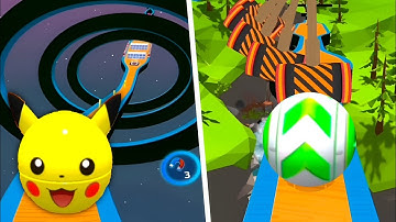 Sky Rolling Ball 3D Gameplay SpeedRun Level 205