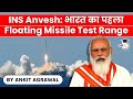 INS Anvesh India's first floating missile test range to go on sea trial - Defence Technology UPSC