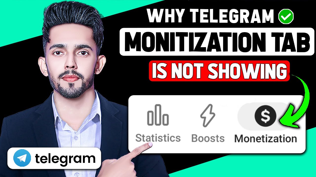 Why My Telegram Channel DOES-NOT have Monetization Tab?