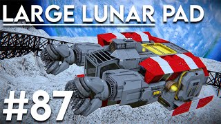 Lunar pad construction - Space Engineers solo survival #87