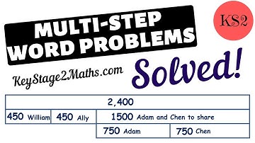 Multi-step word problems