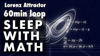 Lorenz Attractor | Relaxing Chaos Theory Visualization ASMR [60 min loop]