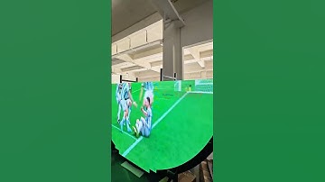 Is that Messi fell, and scored finally? #football #soccer #ledscreen #shorts #yuchip