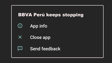 How to fix BBVA Perú keeps stopping close app problem android 2025