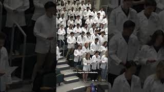 New @harvard medical student create, recite their oath #harvard #deuniversityproject #students