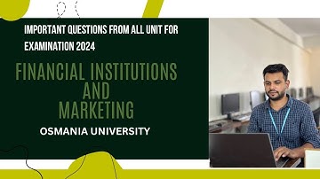 Financial institutions and markets| SEMESTER 3| gun shot questions | Osmania university exam 2024