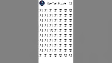 Brain Teaser Eye Test 🧠  Only Geniuses Can Solve This  #emojichallenge