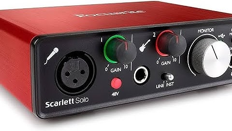 Focusrite Scarlett Static Noise FIX!! (For MAC Computers) 3rd gen solo audio interface