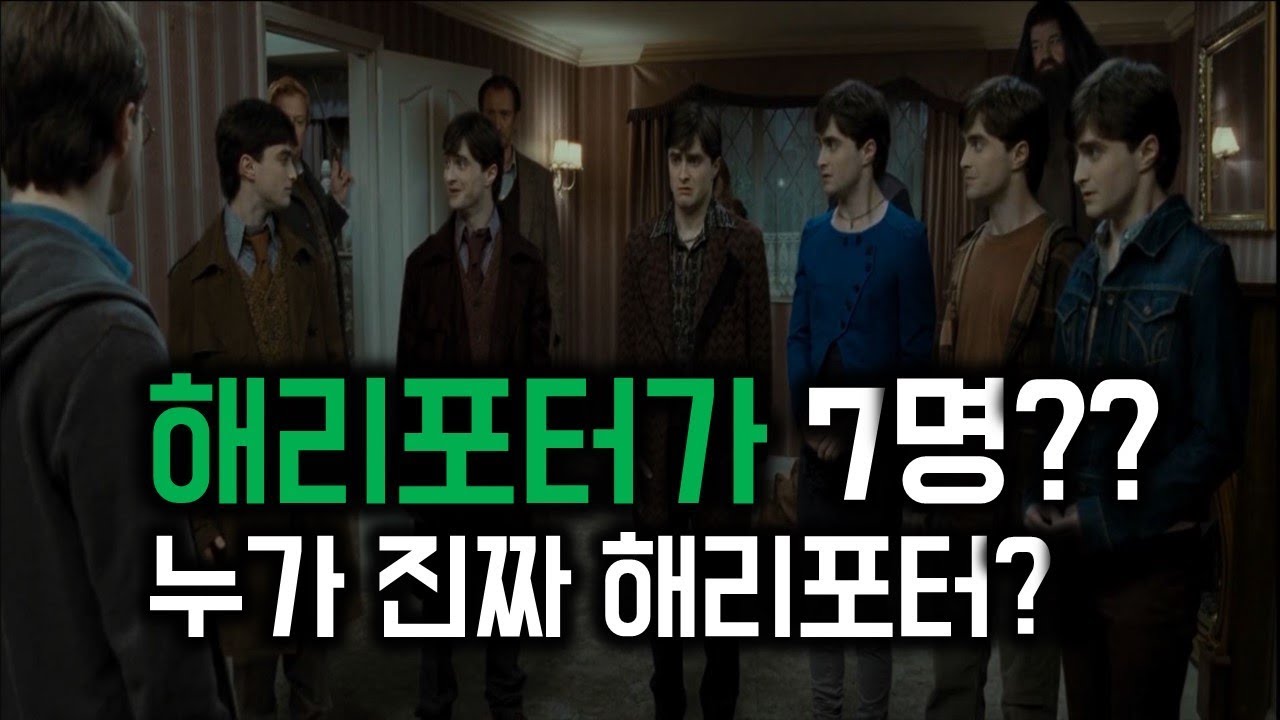 [해리포터 명장면] 7명의 해리중 진짜 해리를 찾아라! 자막 Harry potter-Find the real Harry out ...