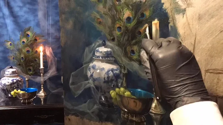 "Lavish" time lapse painting  Rebecca Finch