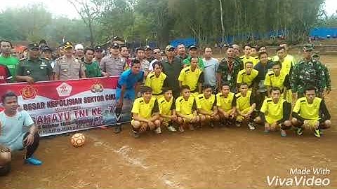 Giat Turnamen Sepak Bola Danramil 1705 Cikijing CUP