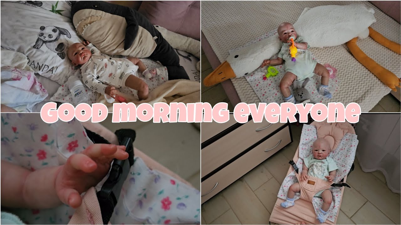 Утро с реборном ☀️ ВЛОГ с Авелиной 🌸 Dashyko reborn baby 