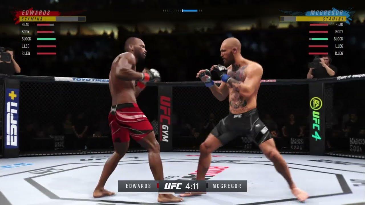 UFC 4 RANKED PLANTING FEET AND THROWING COMBOS WITH MCGREGOR YouTube