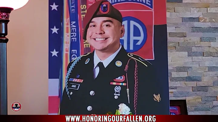 US Army Paratrooper SPC Lance Casas Angel Flight a...