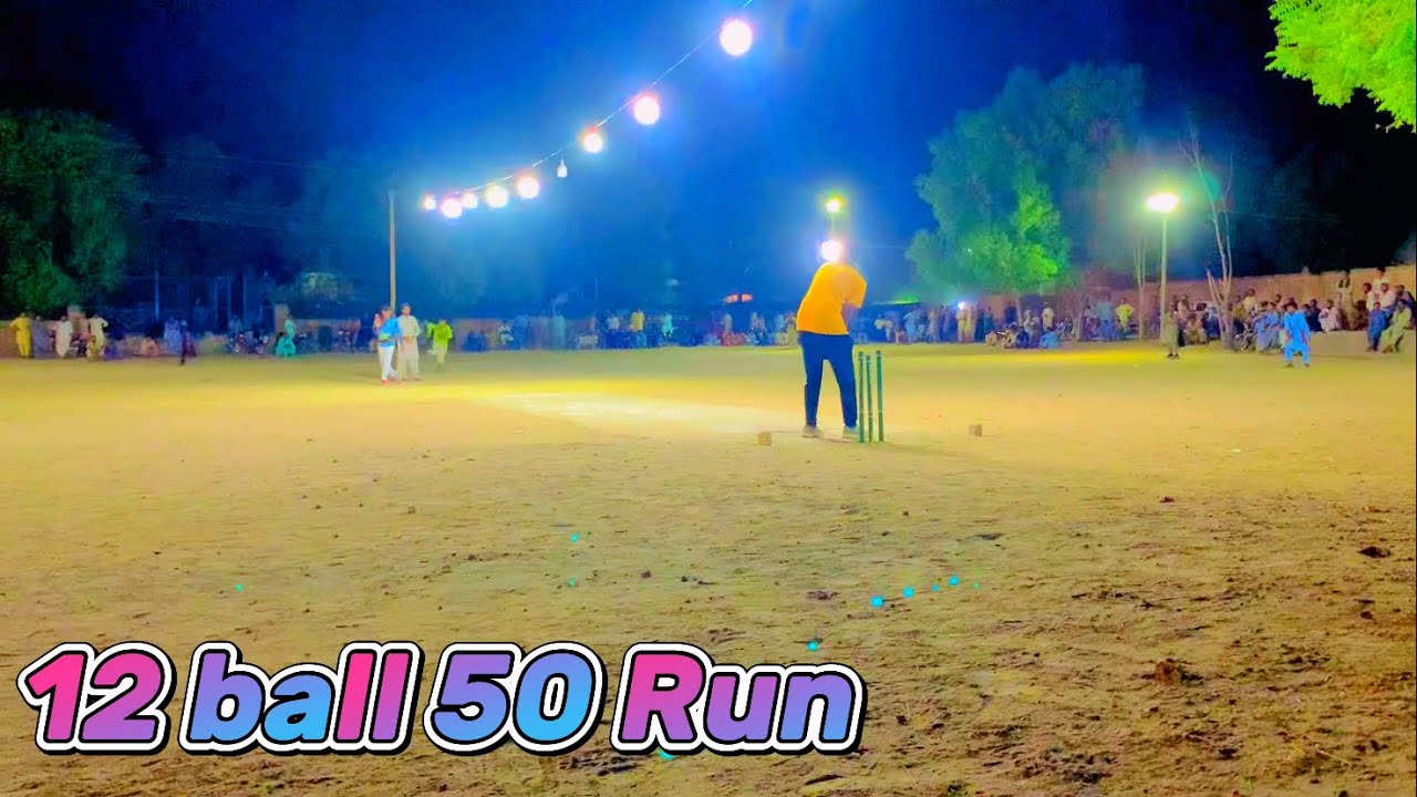 12 ball 50 Run New Fastest Fifty Tennis Ball Cricket 2024 - YouTube
