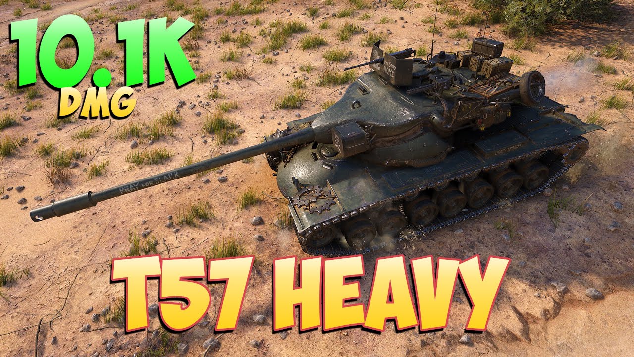 T57 Heavy • Muscular! - 4 Kills 10.1K DMG • World Of Tanks - YouTube