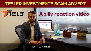 Laughing at Tesler Investments Scammer Advert (Reaction Video)