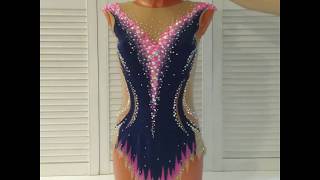 Blue Leotard For Rhythmic Gymnastics 02.20