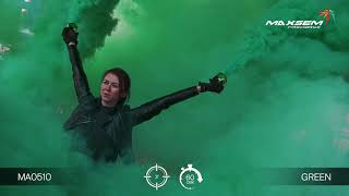 Цветной дым - Maxsem - MA0510 - зелёный - наземный - время дымления 60 сек. MA 0510 Green PYROtehnik